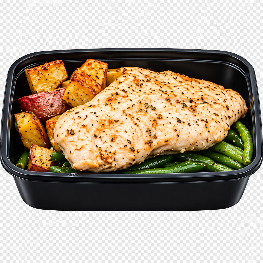 Enhanced chicken product cutout in progress