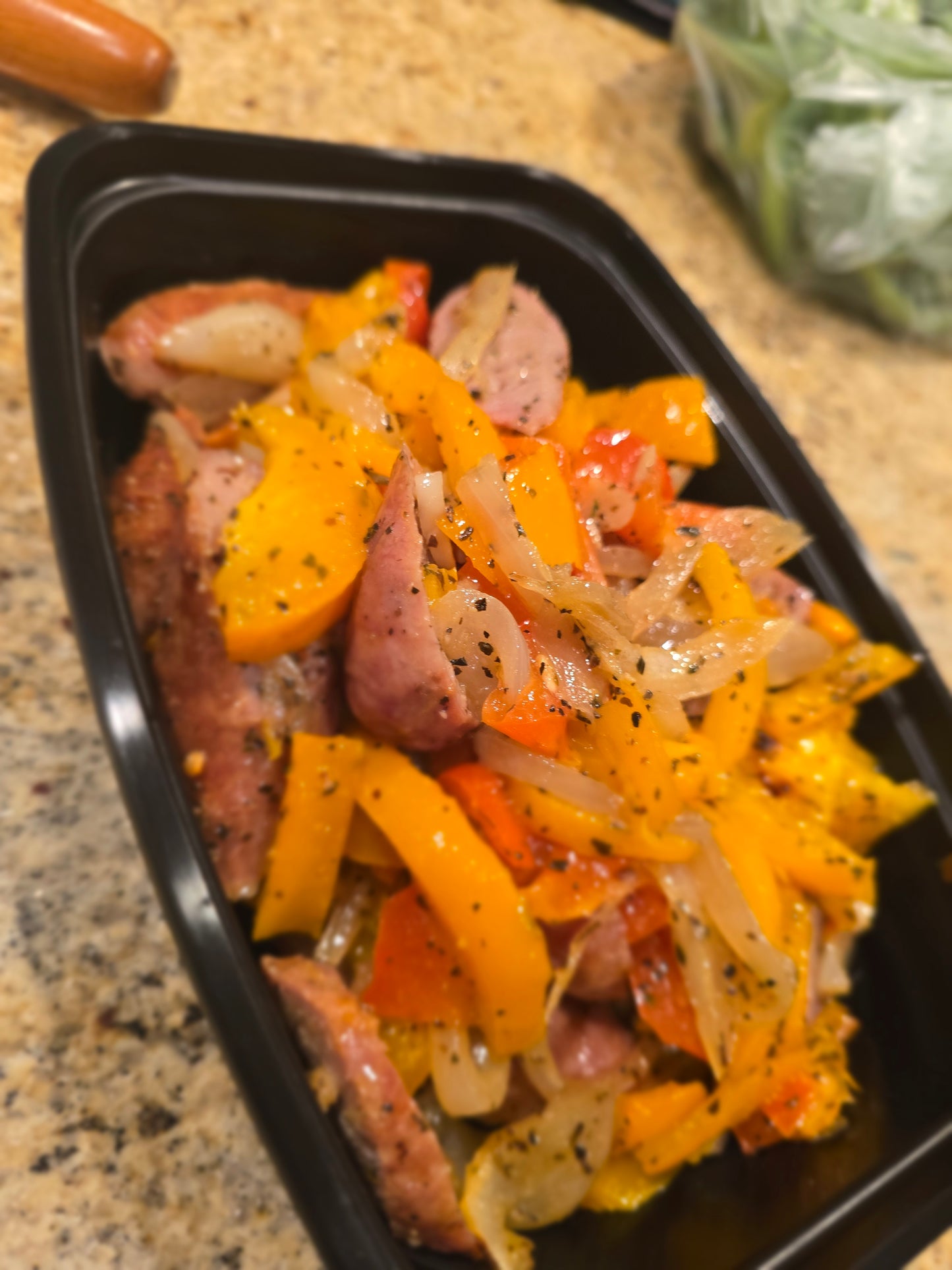 Sausage Onion and Peppers - Keto Prep