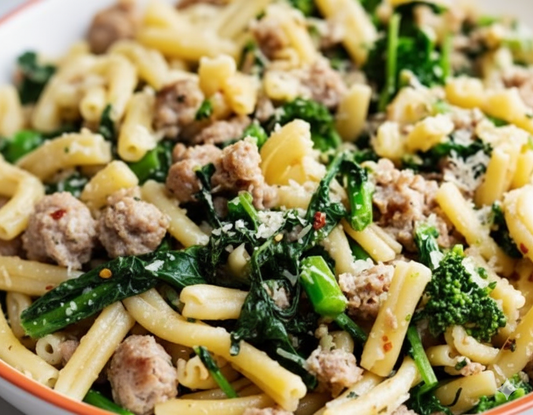 Sausage , Broccoli Rabe and Fuscilli