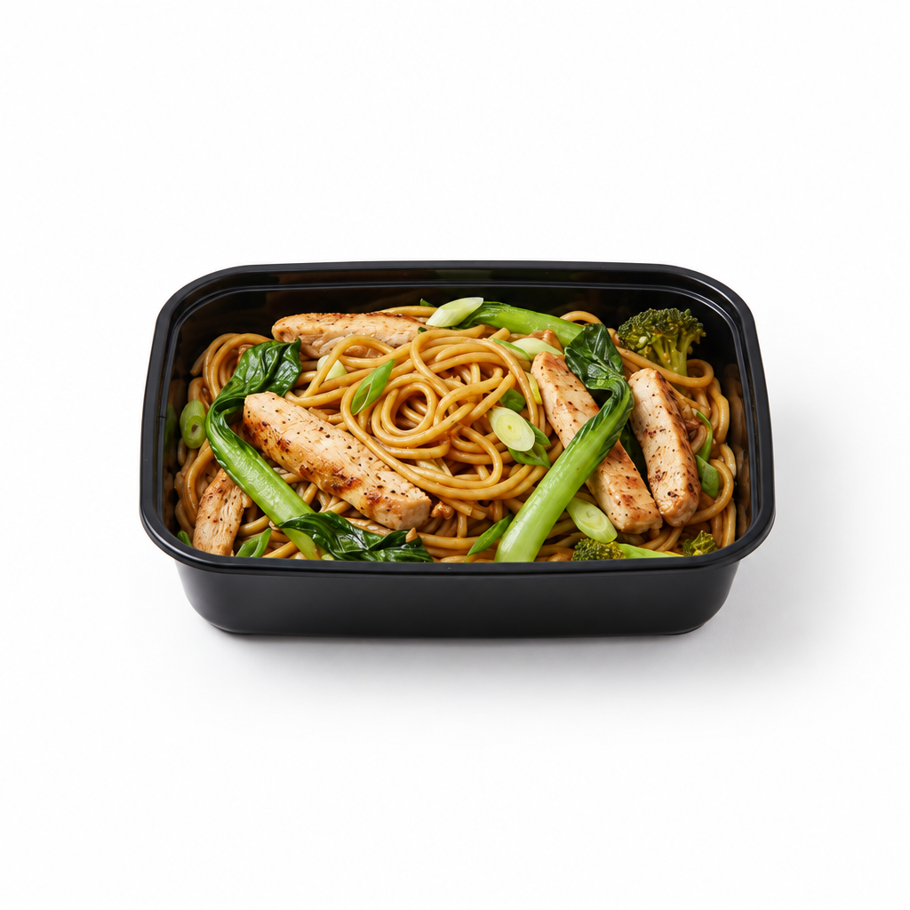 Chicken Lo Mein, square crop