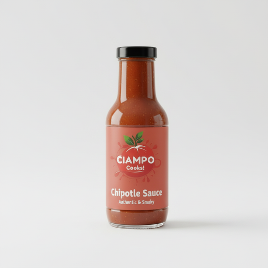 Chipotle Marinade and rub with White Background