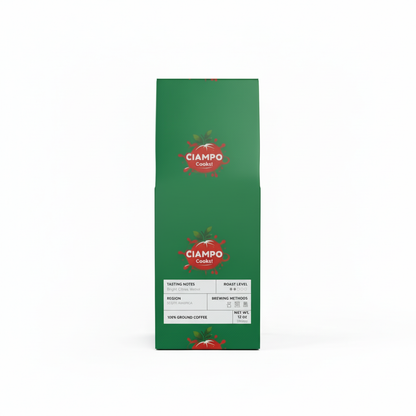 Colombia Single Origin Coffee with White Background