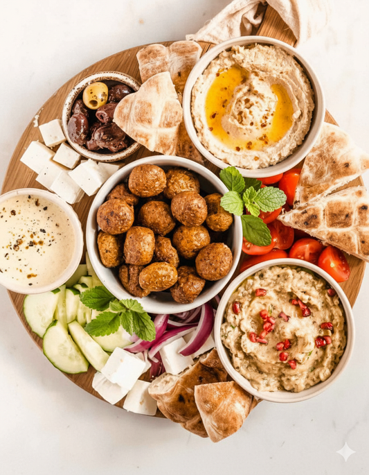 Falafel Mezzi Platter