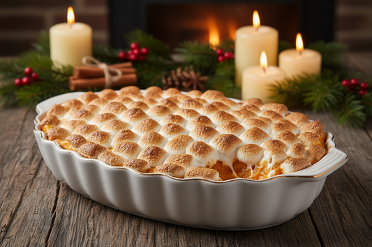 Sweet Potato Casserole with Marshmallow