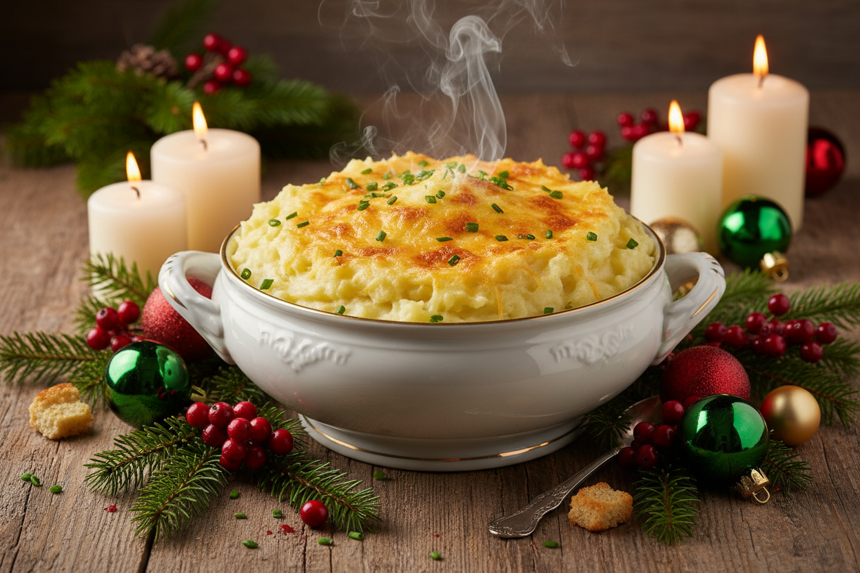 Holiday Cheesy Mashed Potatoes