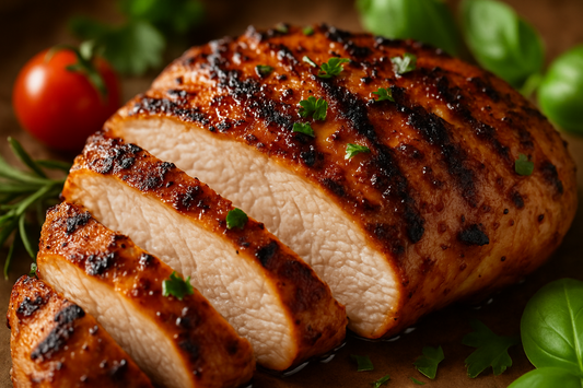 Marinated and Grilled Chicken Breast Dinner or Lunch