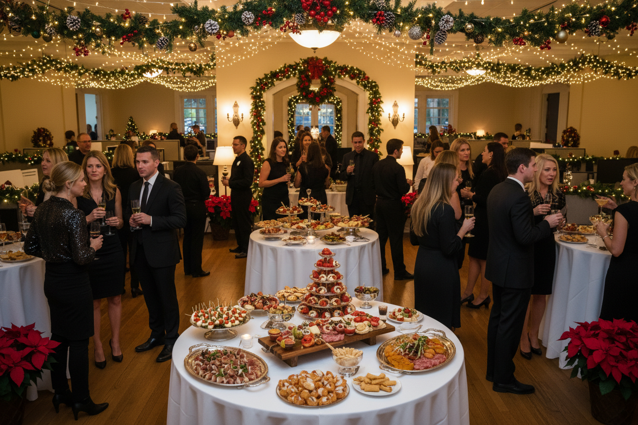 Office Holiday Party Scene