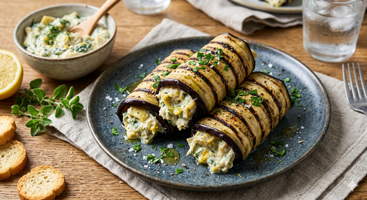Grilled Stuffed Eggplant