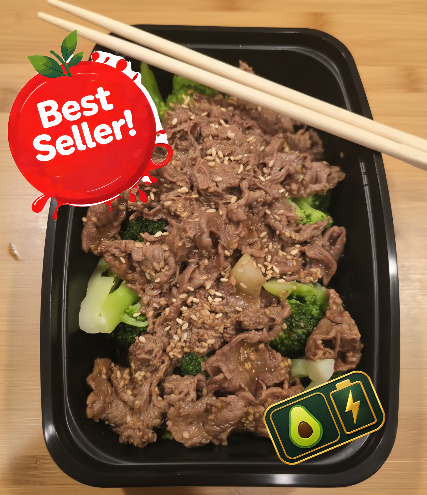 Beef and Broccoli Stirfry with toasted sesame - Keto Prep