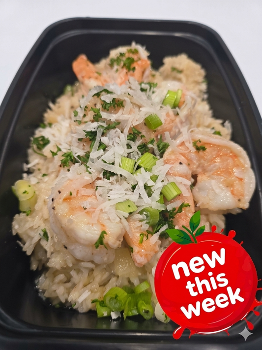 Cajun Lime Shrimp over Coconut Rice